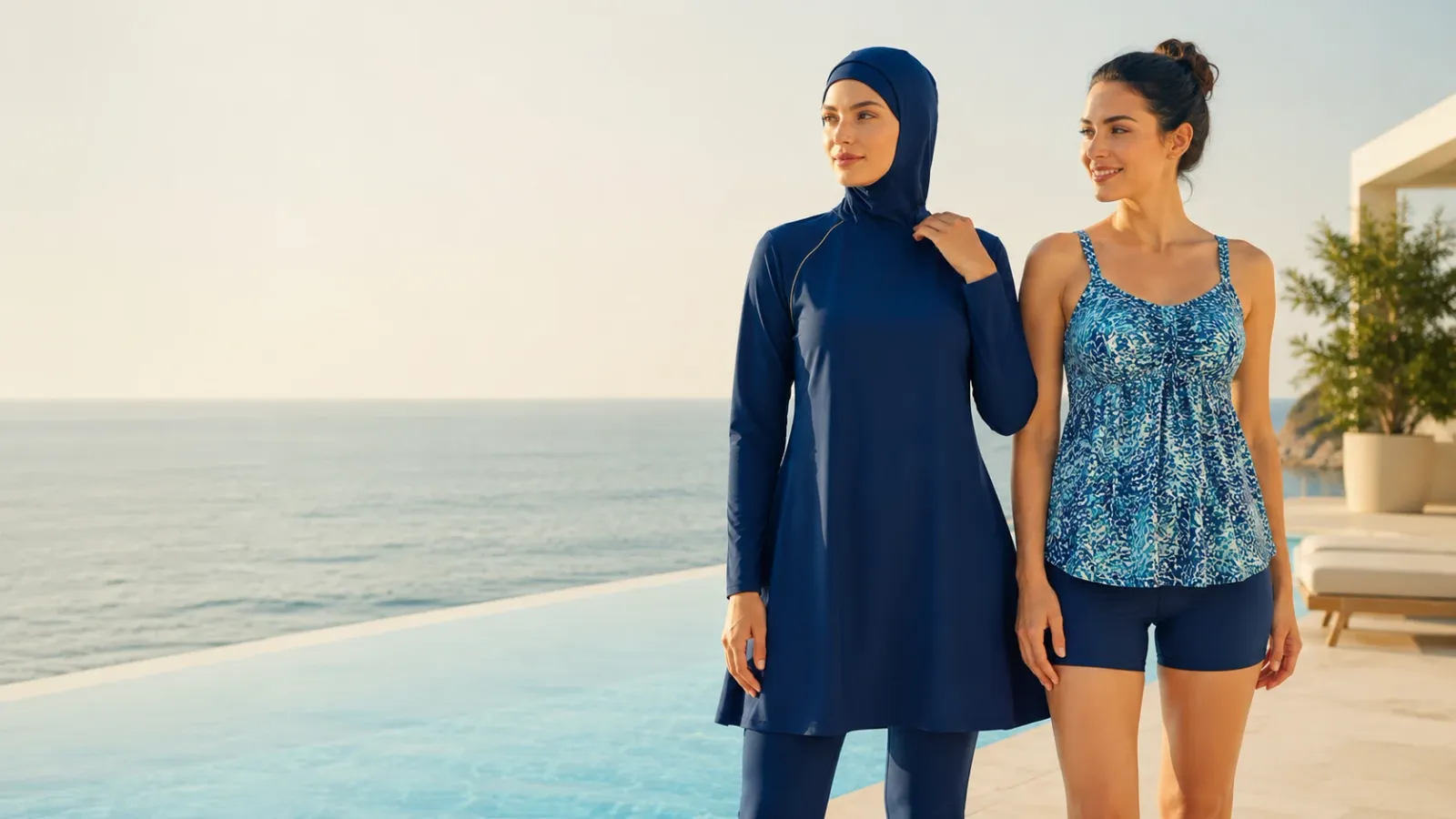 Le maillot couvrant qui reste en place quand vous nagez