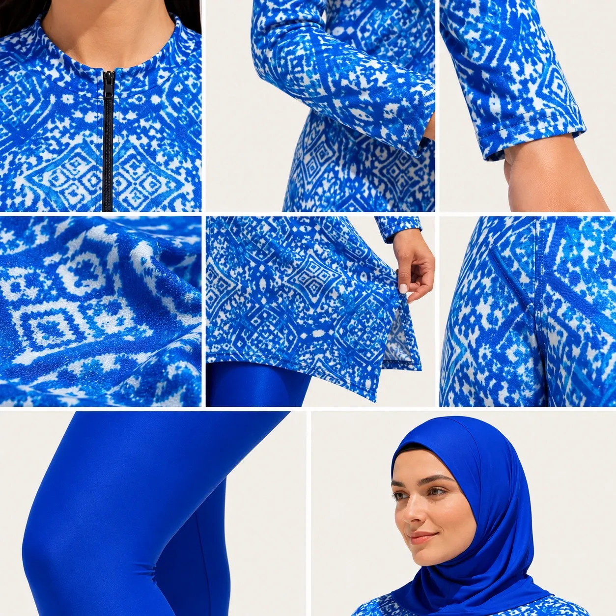 Burkini manches longues anti-UV – pantalon long — porte